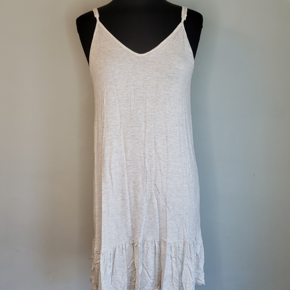 Ash Gray Slip Dress
